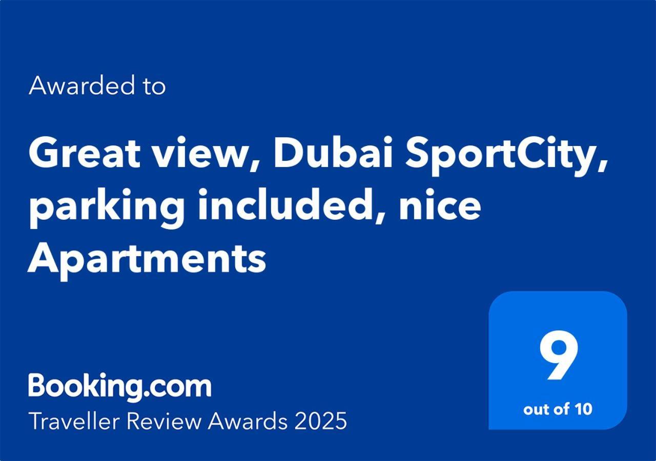 Great View, Dubai Sportcity, Parking Included, Nice Apartments Exteriér fotografie